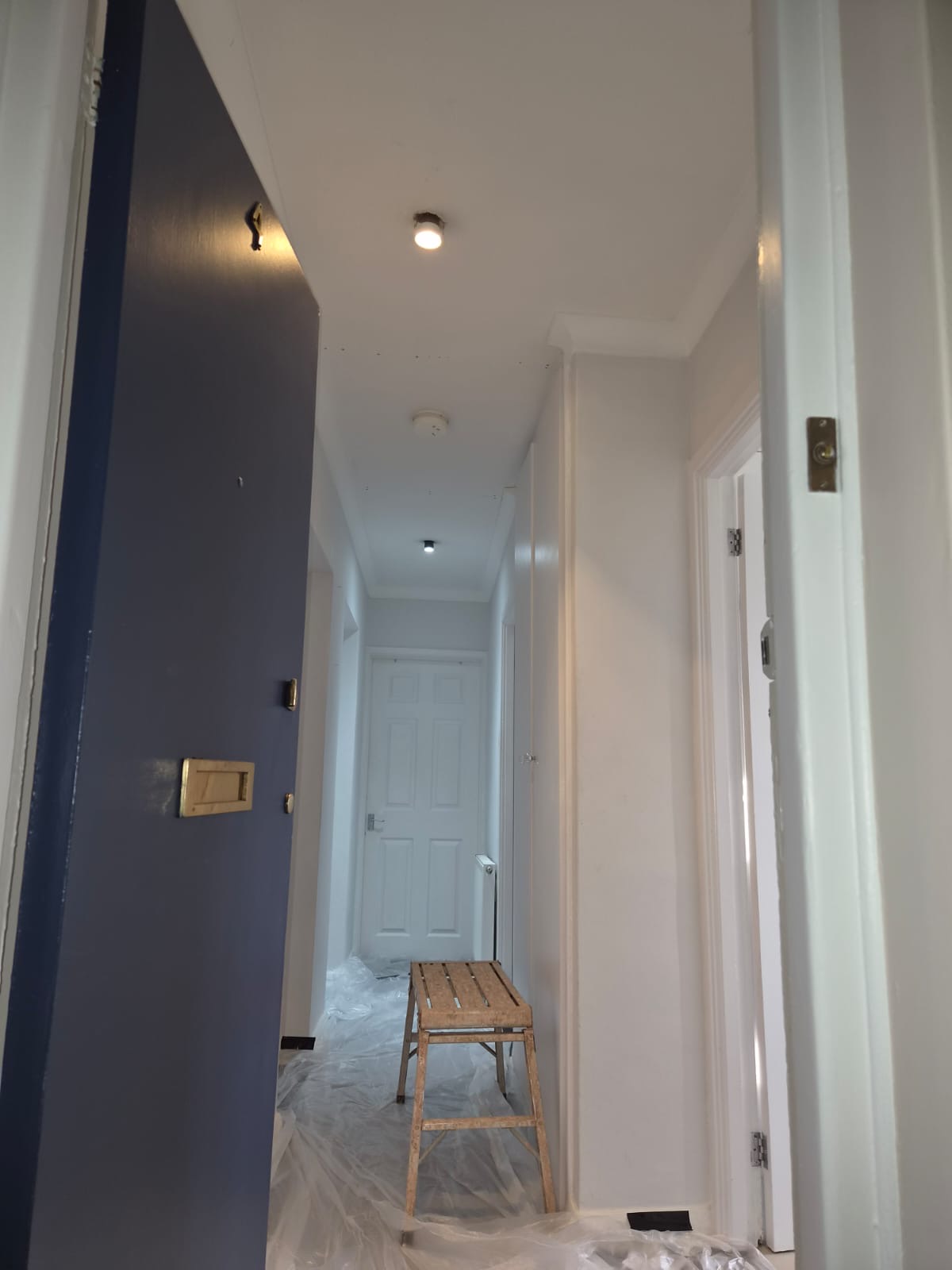 ceiling before skimming in Cheam